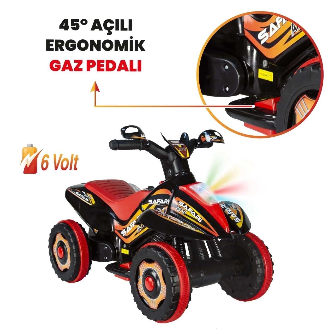 VaVbaby%20Crazy%20Cross%20Akülü%20Motor%20ATV%206v%20Siyah